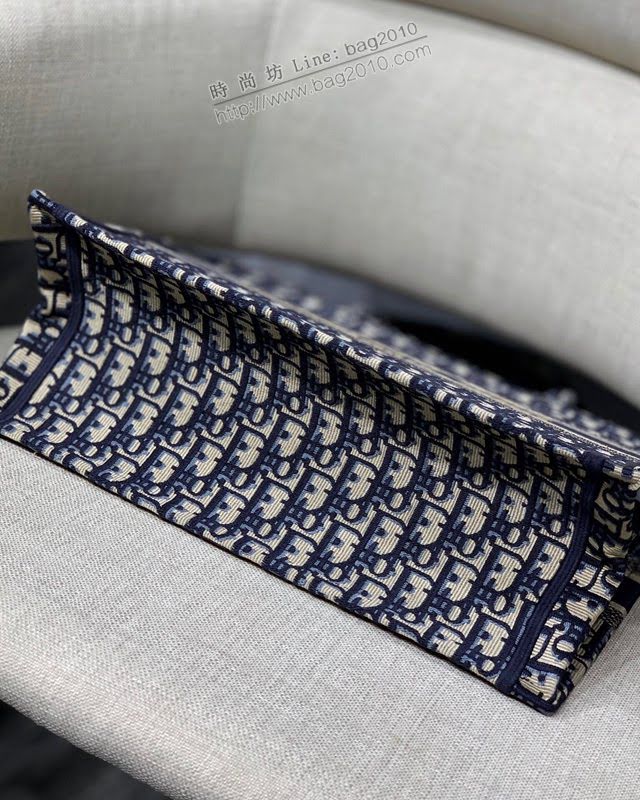 Dior女包 迪奧Book Tote老花小號女托特包 Dior刺繡購物袋  dfk1599